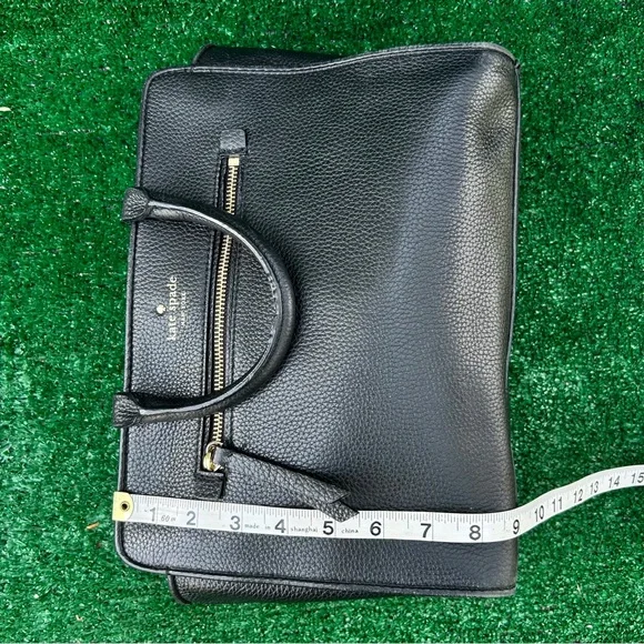 Kate Spade Black Textured Satchel - Picture 12 of 12